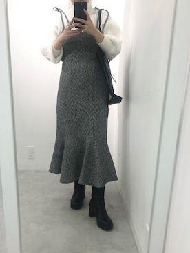 トリウミユカ(骨格ストレート/イエベ秋)さん（レディース・166cm）の秋コーディネート