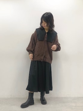 トリウミユカ(骨格ストレート/イエベ秋)さん(レディース・166cm)の秋コーディネート