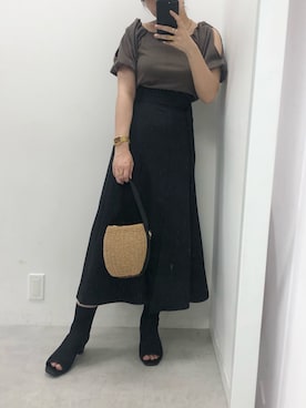 トリウミユカ(骨格ストレート/イエベ秋)さん(レディース・166cm)の春コーディネート