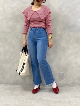 トリウミユカ(骨格ストレート/イエベ秋)さん(レディース・166cm)の冬コーディネート