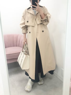 トリウミユカ(骨格ストレート/イエベ秋)さん(レディース・166cm)の春コーディネート