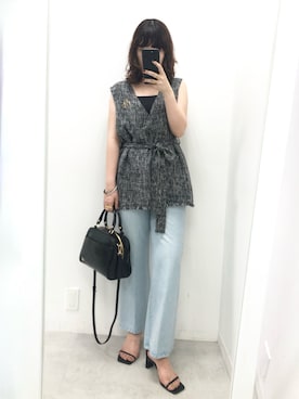 トリウミユカ(骨格ストレート/イエベ秋)さん（レディース・166cm）の夏コーディネート