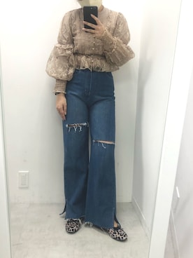 トリウミユカ(骨格ストレート/イエベ秋)さん（レディース・166cm）の秋コーディネート