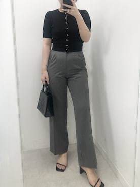 トリウミユカ(骨格ストレート/イエベ秋)さん（レディース・166cm）の春コーディネート