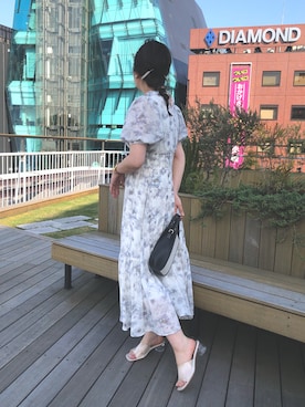 ワンピースを使った 水彩柄 のレディース人気ファッションコーディネート Wear