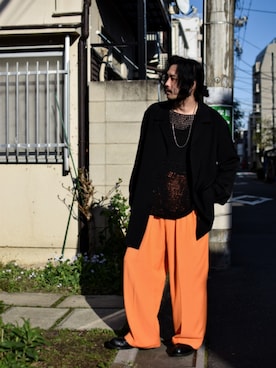 「RALPH LAUREN（ラルフ ローレン）のアイテム」を使った、&GOMAさん（メンズ・171cm）の春コーディネート