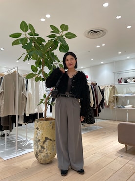 「きれいめコーディネート」｜たけえみさん（レディース・165cm）の冬コーディネート