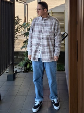 「VANS(バンズ)のアイテム」を使った、ひろやすさん(メンズ・170cm)の冬コーディネート