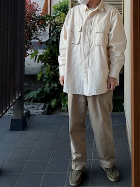 「FREAK'S STORE（フリークスストア）のアイテム（パンツ）」を使った、ひろやすさん（メンズ・170cm）の春コーディネート