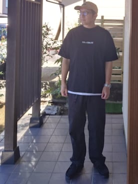 「アイテム（モカシン/デッキシューズ）」を使った、ひろやすさん（メンズ・170cm）の秋コーディネート