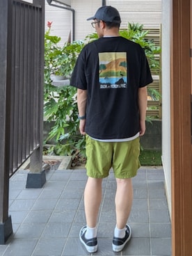 「newhattan（ニューハッタン）のアイテム」を使った、ひろやすさん（メンズ・170cm）の夏コーディネート