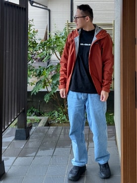 「MOSCOT（モスコット）のアイテム」を使った、ひろやすさん（メンズ・170cm）の秋コーディネート