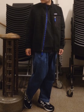 「アイテム（デニムパンツ）」を使った、ひろやすさん（メンズ・170cm）の秋コーディネート