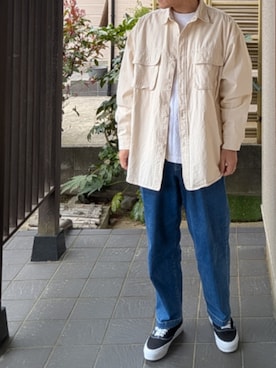 「BIG MAC（ビッグマック）のアイテム」を使った、ひろやすさん（メンズ・170cm）の春コーディネート