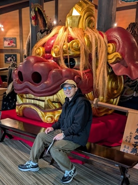 「MOSCOT（モスコット）のアイテム」を使った、ひろやすさん（メンズ・170cm）の春コーディネート