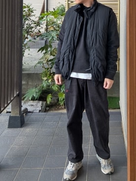 「アイテム（スウェット）」を使った、ひろやすさん（メンズ・170cm）の秋コーディネート