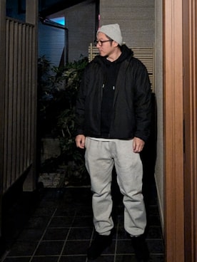 「冬コーデ」｜ひろやすさん（メンズ・170cm）の冬コーディネート