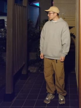 「アイテム（帽子）」を使った、ひろやすさん（メンズ・170cm・40代）の秋コーディネート