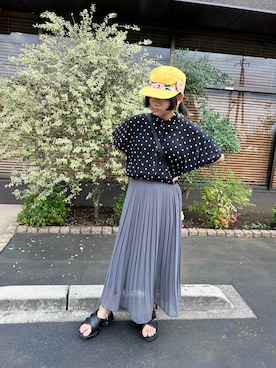 「しまむら（シマムラ）のアイテム」を使った、にんにんさん（レディース・152cm）の秋コーディネート