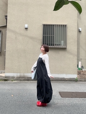 「grounds（グラウンズ）のアイテム」を使った、ちふみさん（レディース・157cm）の春コーディネート