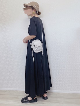 「FREE'S MART（フリーズマート）のアイテム（シューズ）」を使った、welina＊さん（レディース・152cm）の夏コーディネート