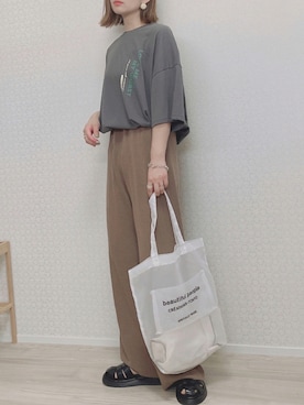 「FREE'S MART（フリーズマート）のアイテム（シューズ）」を使った、welina＊さん（レディース・152cm）の夏コーディネート