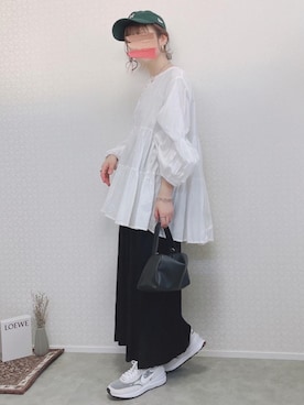 「ティアードブラウス」｜welina＊さん（レディース・152cm）の春コーディネート