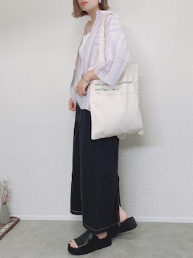 「feepur（フェピュール）のアイテム（バッグ）」を使った、welina＊さん（レディース・152cm）の春コーディネート
