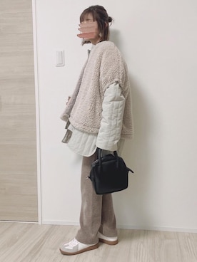 「CASPER JOHN（キャスパージョン）のアイテム」を使った、welina＊さん（レディース・152cm）の冬コーディネート