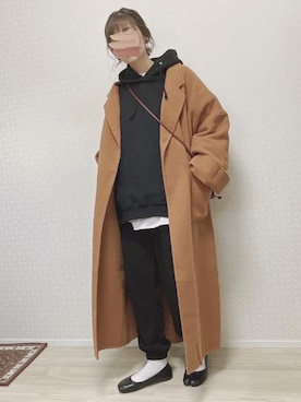 「antiqua（アンティカ）のアイテム（ジャケット/アウター）」を使った、welina＊さん（レディース・152cm）の冬コーディネート