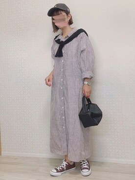 「DHOLIC STYLE（ディーホリックスタイル）のアイテム」を使った、welina＊さん（レディース・152cm）の秋コーディネート