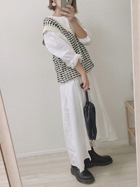 「DHOLIC STYLE（ディーホリックスタイル）のアイテム（ベスト）」を使った、welina＊さん（レディース・152cm）の秋コーディネート
