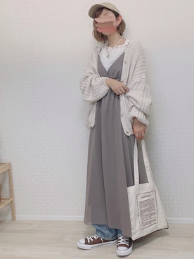 「DHOLIC STYLE（ディーホリックスタイル）のアイテム」を使った、welina＊さん（レディース・152cm）の秋コーディネート