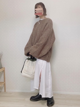 「AULI（アウリィ）のアイテム」を使った、welina＊さん（レディース・152cm）の秋コーディネート