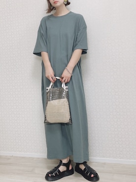 「FREE'S MART（フリーズマート）のアイテム（シューズ）」を使った、welina＊さん（レディース・152cm）の夏コーディネート