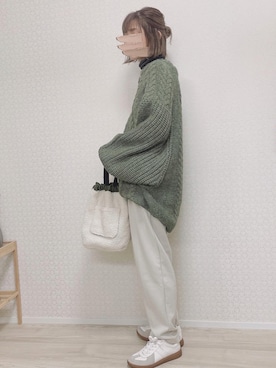 「CASPER JOHN（キャスパージョン）のアイテム」を使った、welina＊さん（レディース・152cm）の秋コーディネート