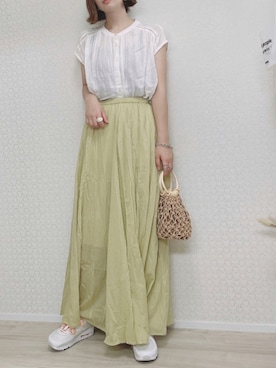 「aimoha（アイモハ）のアイテム」を使った、welina＊さん（レディース・152cm）の夏コーディネート