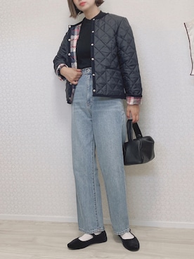 「MACKINTOSH PHILOSOPHY（ﾏｯｷﾝﾄｯｼｭ ﾌｨﾛｿﾌｨｰ）のアイテム（ジャケット/アウター）」を使った、welina＊さん（レディース・152cm）の秋コーディネート