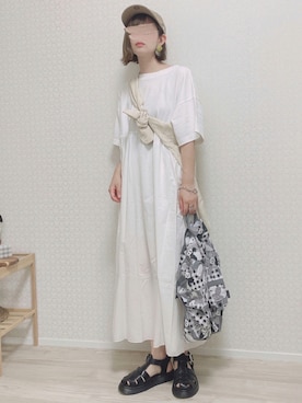 「FREE'S MART（フリーズマート）のアイテム（シューズ）」を使った、welina＊さん（レディース・152cm）の夏コーディネート