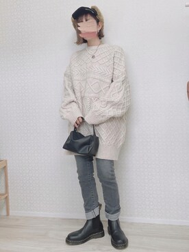 「SOMETHING（サムシング）のアイテム」を使った、welina＊さん（レディース・152cm）の秋コーディネート