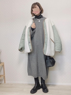 「DHOLIC STYLE（ディーホリックスタイル）のアイテム」を使った、welina＊さん（レディース・152cm）の秋コーディネート