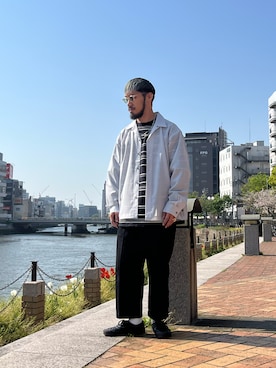 「schott（ショット）のSchott/ショット/TC PAINTER PANTS/ペインターパンツ（その他パンツ）」を使った、matsuokaさん（メンズ・170cm）の春コーディネート