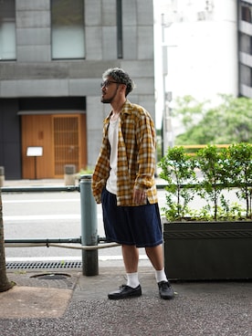 「アイテム（タンクトップ）」を使った、matsuokaさん（メンズ・170cm・30代）の夏コーディネート