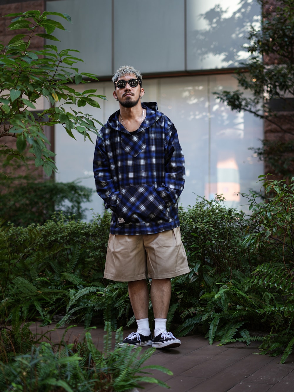 Schott（ショット）の「Schott/ショット/DOUBLE PLEATED T/C SHORTS