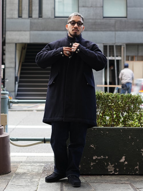 ショット SCHOTT ファイヤーパターン モヘア カーディガン M グレー schott（ショット）の「Schott(ショット) FIRE MOHAIR CARDIGAN