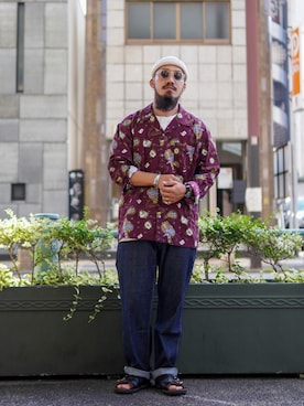 「schott（ショット）のアイテム」を使った、matsuokaさん（メンズ・170cm）の夏コーディネート