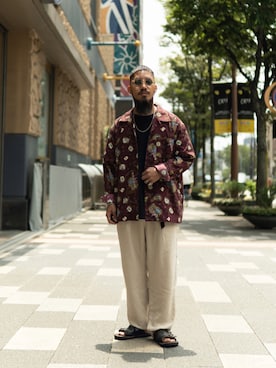 「ファッションの力を信じよう」｜「アイテム（アクセサリー）」を使った、matsuokaさん（メンズ・170cm）の夏コーディネート