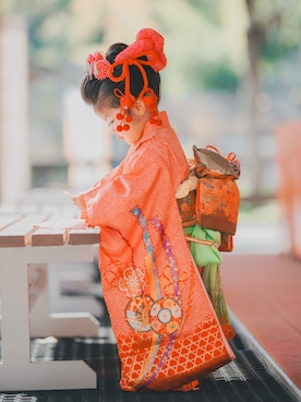 「アイテム（その他、レッド系）」を使った、𝙈𝙖𝙮𝙤    さん（レディース・153cm）の秋コーディネート