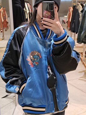 「ROYAL FLASH（ロイヤルフラッシュ）のアイテム（ジャケット/アウター）」を使った、Ko-taro-さん（メンズ・170cm）の春コーディネート