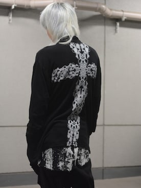 「KMRii（ケムリ）のアイテム（トップス）」を使った、Ko-taro-さん（メンズ・170cm）の秋コーディネート